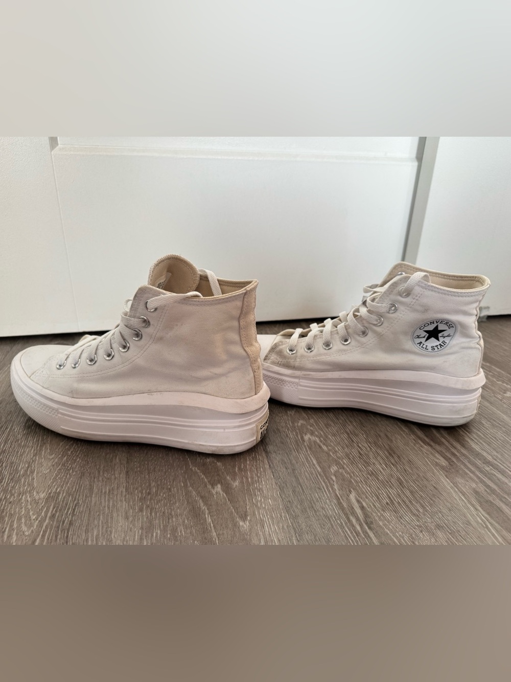 Converse Platform Chuck Taylor All Star High Top Sneakers in White
